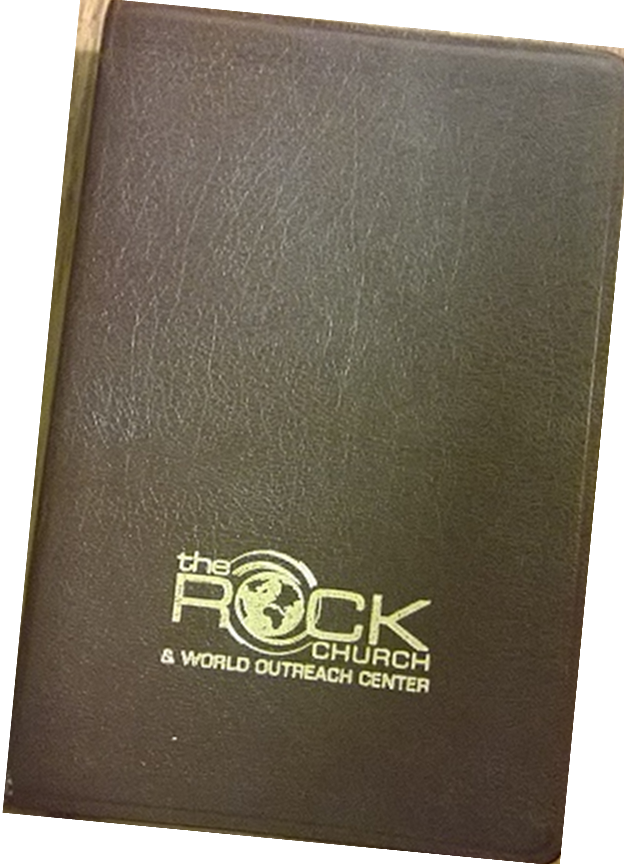 Emboss a Bible cover