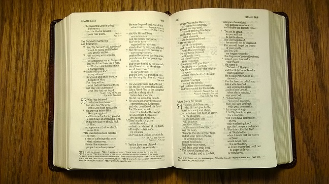 A Bible with only text, no extras