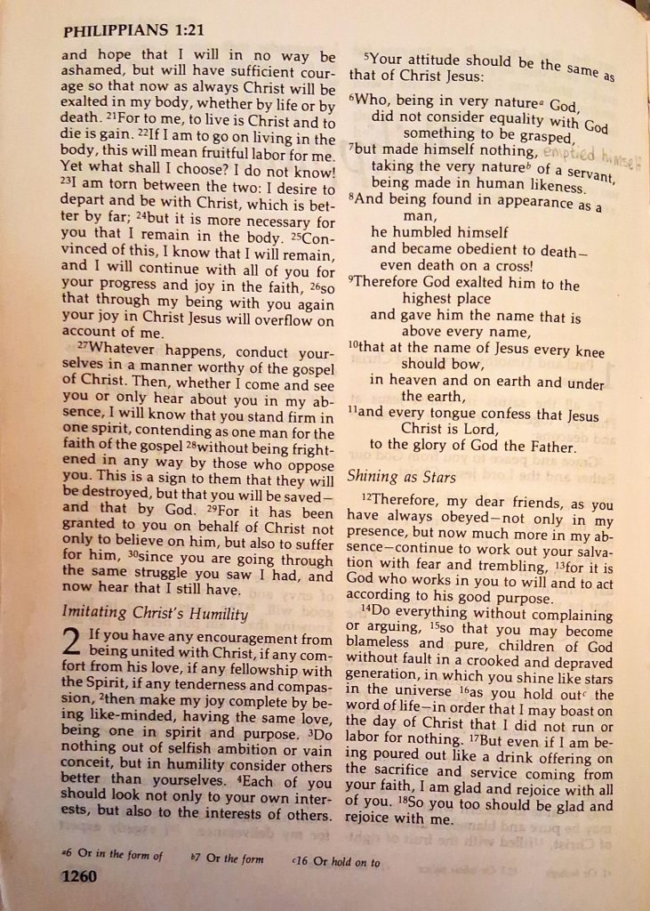 Poetry formatted scripture